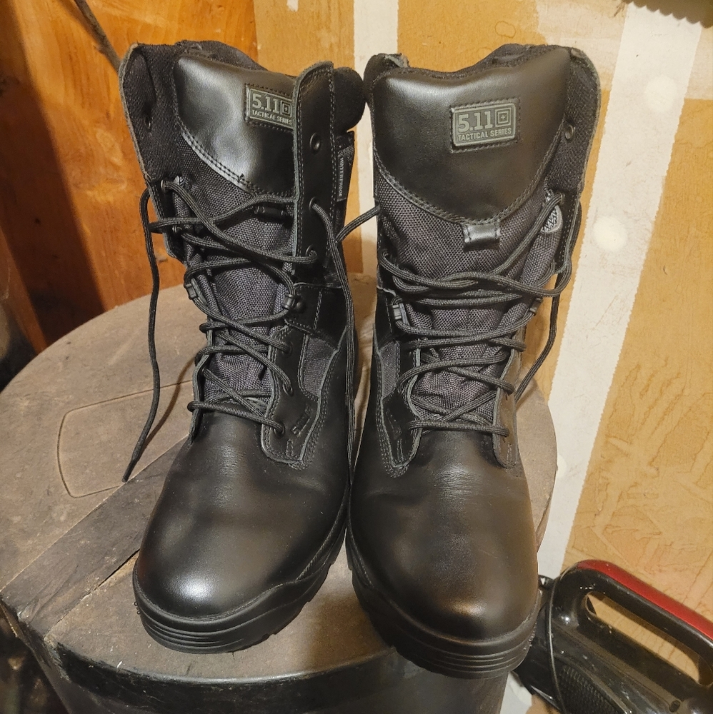 Size 13 5.11 tactical waterproof military boots